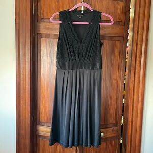 Classic black lace dress